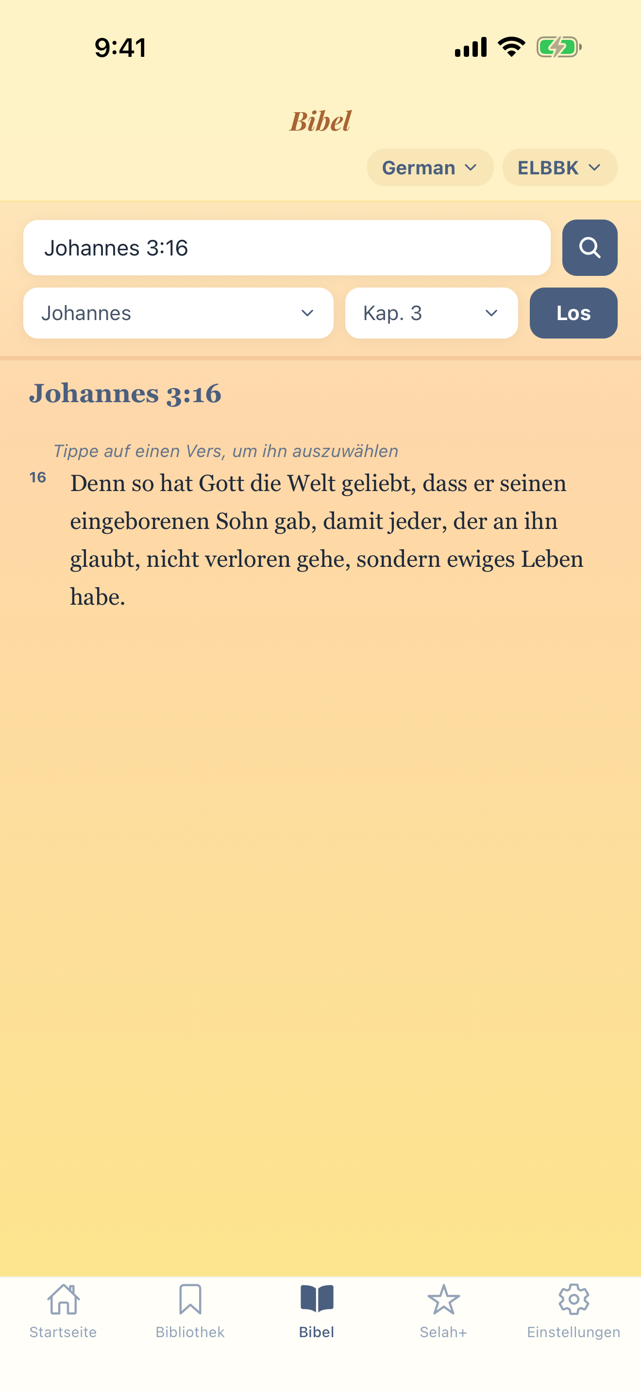 Bibelleser mit über 1000 Übersetzungen